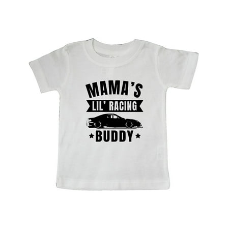 

Inktastic Mamas Lil Racing Buddy Gift Baby Boy or Baby Girl T-Shirt