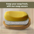 thumbnail image 2 of Soap Saver Pad – Versatile Soap Holder for Kitchen & Bathroom – Durable Dish for Hand Soap, Shampoo Bars & Dish Soap – Large, Easy-to-Clean Design – Ideal for Travel – 1 Pack, 2 of 4