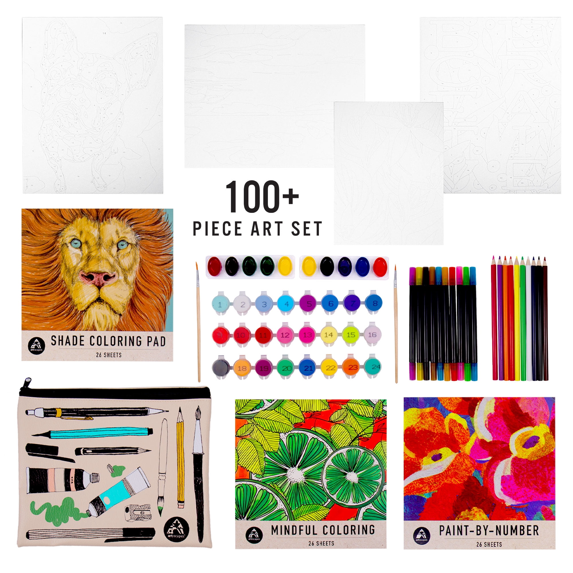 ARTISCAPES Art Set (140 Pieces)