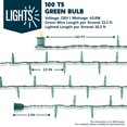 thumbnail image 4 of Guirnalda Navideña Joiedomi Verde 100 Luces 6.8 m, 4 of 7