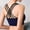 Navy, variant on VISALY Sports Bras For Women Running Sports Bra Women Rimless Yoga Running Cross Straps Underwear Sports Bra With Pads Yoga Sports Bra Comfortable Bras For Women Wireless Bras For Women Black L