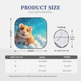 thumbnail image 3 of Balery 2 Piece Cloud Cute Hamster Car Windshield Sun Shade|Foldable Front Windshield Shade for Car Front Window for Most Sedans SUV Truck-Large, 3 of 7