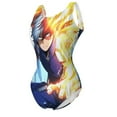 thumbnail image 5 of My Hero Academia Womens Bathing Suits One Piece Swimsuits Cute Bikini Printed Swimwear Cover Up Dress S, 5 of 7