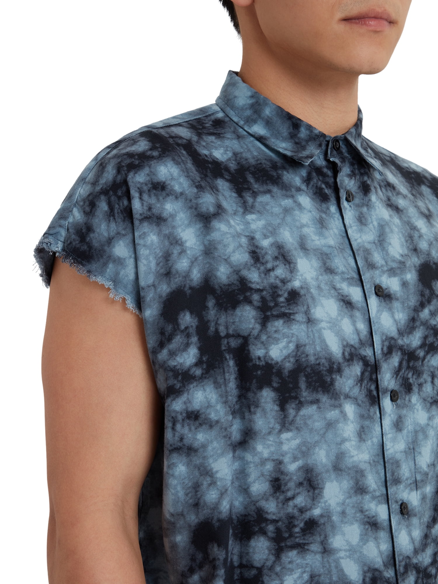 EPIC Studio Men's & Big Men's Sleeveless Cotton Rayon Resort Shirt, Sizes S-5XL, Mens Shirts