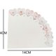 thumbnail image 5 of 50 unidades de envoltorios de flores secas con forma de corazón, papel de encaje, para ramos pequeños, tubo de envoltura de flores (blanco), 5 of 5