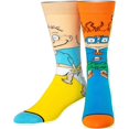 thumbnail image 3 of Cool Socks – Nickelodeon Cartoon 6-Pack Novelty Crew Sock Bundle Large – Soft Cotton Blend – Fun TV, 3 of 5