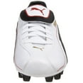 thumbnail image 5 of PUMA Men's Esito XL I FG Soccer Cleat,White/Black/Pompeian Red,11.5 D, 5 of 7