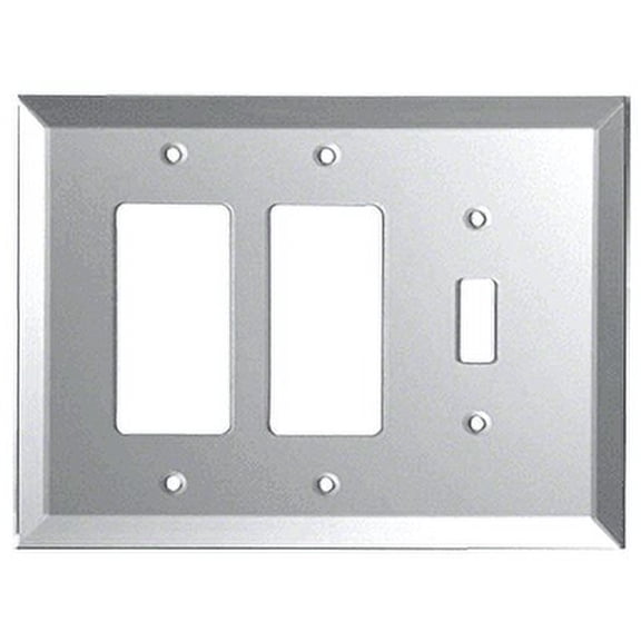 CRL GMP305C Clear Toggle Double Designer Glass Mirror Plate