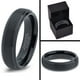 Tungsten Wedding Band Ring 6mm for Men Women Comfort Fit Black Beveled Edge Brushed Lifetime Guarantee – image 5 sur 5