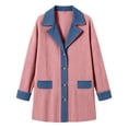 thumbnail image 3 of Zecgelong Stylish Two Tone Denim Outerwear For Girls Casual Warm Jacket With Comfortable Fit, 3 of 6