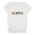 thumbnail image 4 of Tittly T Shirts for Women Graphic Tees Aunt Shirt I'm Just Here For My Nephew T Shirts Auntie Tee Shirt Crewneck Cotton Short Sleeve Tshirts Shirts Womens Tops White 3XL, 4 of 4