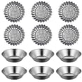thumbnail image 1 of 20 Pcs Anti-Scratch Chocolate Mold Cake Mold Muffin Mold (Silver) (7X1.8CM, silver), 1 of 2