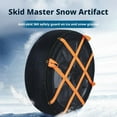 thumbnail image 2 of Snow Socks for Tires, Snow Chain Snow Traction Device, Anti-Skid Chains Provide Protection for Every Step You Take, 2 of 8
