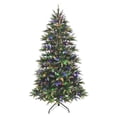 thumbnail image 5 of Puleo International 7.5' Pre-Lit Classic Cedar Artificial Christmas Tree with 1328 Memory Wire Tips and a Sure-Lit Pole, 5 of 7