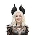 thumbnail image 7 of Vjnyvs Halloween Bat Ears Shape Headband Gothic Dark Wing Hair Hoop for Themed Party Events, 7 of 7