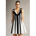 thumbnail image 1 of Vestido Bellabarnetten Serela sin mangas con cuello en V y vendaje floral, 1 of 6