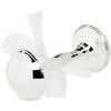 Personalized Gloria Duchin Silvertone Baby Rattle Keepsake