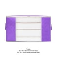 thumbnail image 3 of Inteprter Bolsa de almacenamiento de ropa de tela no tejida, amplia aplicación y bolsa de almacenamiento de ropa duradera que ahorra espacio Almacenamiento y organización del hogar rosa l, 3 of 6