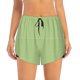 thumbnail image 2 of Balery Green Gingham Pantalones cortos deportivos para mujer con forro y dos bolsillos, elásticos, para entrenamiento, gimnasio, yoga-Small, 2 of 7
