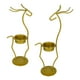 thumbnail image 5 of Candelabros de ciervo de Metal, candelabros decorativos de hierro Retro, candelabros para decoración del hogar, banquete de Festival Oro, 5 of 9