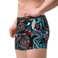 thumbnail image 2 of Picia Paisley Pattern Men’s Boxer Briefs – Soft & Breathable Underwear, Stretchy & Comfortable Fit, Supportive Pouch Design, Moisture-Wicking-Large, 2 of 5