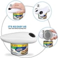 thumbnail image 2 of Abrelatas eléctrico: Abra sus latas con solo presionar un botón: abrelatas de mano con borde liso, apto para alimentos y que funciona con baterías, 2 of 4