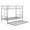 Silver, variant on Tcbosik Twin Over Twin Metal Bunk Bed with Trundle, Heavy Duty Bunk Bed Frame with Built-in Ladder and Full Length Guardrail, No Box Spring Needed, Silver