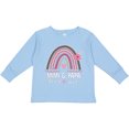 thumbnail image 3 of Inktastic Mimi and Papa Love Me Rainbow Girls Long Sleeve Toddler T-Shirt, 3 of 5
