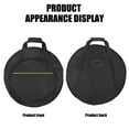 thumbnail image 6 of Yokua Travel Handbag with Handle Waterproof Cymbal Gig Bag Drumstick Carrying Case, 6 of 9