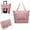 Pink PK, variant on Gym Bag With Separate Shoe Compartment, Sports And Weekend Travel Bag, Men And Women's Large Capacity Lightweight Overnight Bag, Travel Bag, Sports