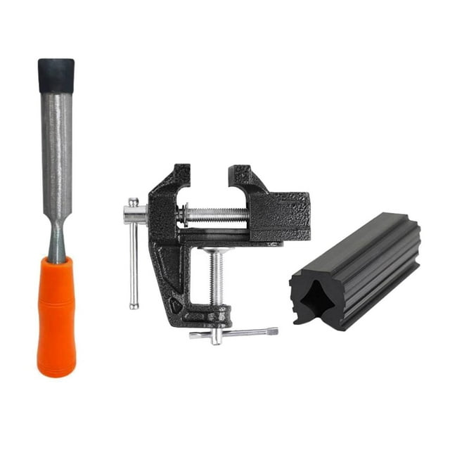 Lipstore 3 Pcs Kits de Pince pour Étau de Table de Club de Golf Outil de Calibration Orange