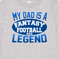 thumbnail image 4 of Inktastic My Dad is a Fantasy Football Legend Boys or Girls Baby T-Shirt, 4 of 5