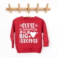 thumbnail image 4 of Cupid is Promoting Me to Big Brother Sweatshirt for Sibling Reveal Announcement Red Sweatshirt 2T, 4 of 4