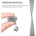thumbnail image 4 of Mechanical kitchen clock egg timer stainless steel Silver, 4 of 5