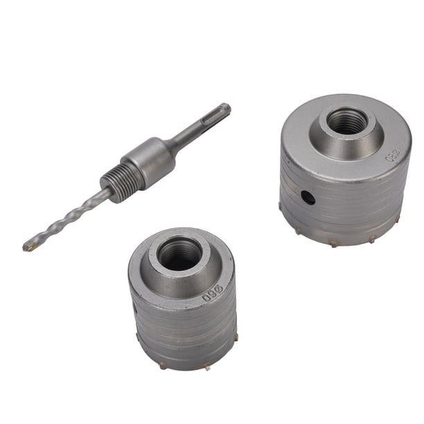 Abridor De Agujeros Para Hormigón, 2 Hoyos, Vástago De 2 Ranuras, Dientes De 3 Bordes, 60 Mm, 80 Mm, Kit De Sierra Perforadora En ángulo De 135 Grados Para Instalación De