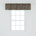 thumbnail image 2 of Ambesonne Floral Window Valance, Nostalgic Garden Retro, 54" X 12", Multicolor, 2 of 3