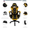 thumbnail image 3 of SILLA GAMER RECLINABLE CON REPOSA PIES NFL PITTSBURGH STEELERS 100% ORIGINAL, 3 of 8