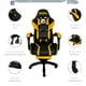 thumbnail image 3 of SILLA GAMER RECLINABLE CON REPOSA PIES NFL PITTSBURGH STEELERS 100% ORIGINAL, 3 of 8