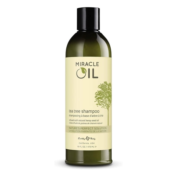 Earthly Body Miracle Oil Tea Tree Shampoo - Size : 16 oz