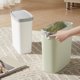 thumbnail image 2 of MyBeauty - Cubo de basura doméstico sin tapa, con anilla de presión, moderno, de gran capacidad, para sala de estar, cocina, baño, plástico, para almacenar basura, 2 of 8