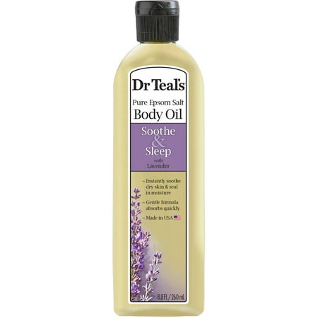 Dr Teal's Soothe & Sleep Lavender Pure Epsom Salt Body Oil 8.8 oz