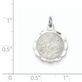 thumbnail image 2 of Sterling Silver Rhodium-Plated Best Friend Disc Charm (18 X 15) Made In United States qc2333, 2 of 2
