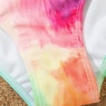 thumbnail image 5 of Utlike Girls Swimwear Children's Swimsuit Tie Dye Personality Split Swimsuit For Children Fashion Bikini Set Summer Casual Beach Bathing Suit For Girls Size 5 Years-6 Years, 5 of 5