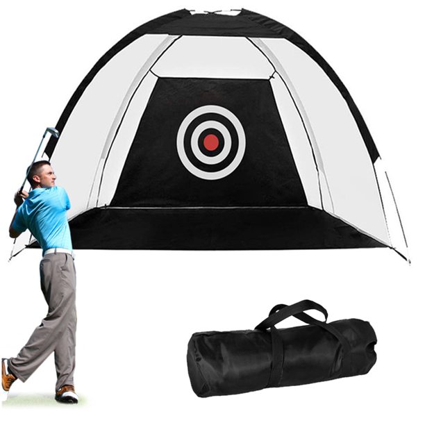Muyoka Red de golpe de golf para entrenamiento de objetivos Jaula de redes de golf con gran espacio Ayuda para entrenador de swing de golf Red de conducción de golf a prueba de viento e impermeable pa Muyoka Hogar