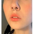 thumbnail image 3 of shiyou-Fake Septum Ring Fake Septum Piercing Faux Septum Nose Rings Clip on Septum Ring Faux Septum Piercing Fake Septum Hoop Fake Septum Jewelry Non Pierced Fake Septum Nose Ring Black Gold Silver, 3 of 4