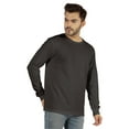thumbnail image 2 of Inkmeso Men's Cotton Long Sleeve T-shirt Basic Crew Neck Shirt, 2 of 7
