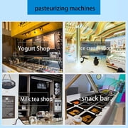 Kolice Commercial Milk Pasteurization Machine, Gelato ice Cream Mix Pasteurizer, Juice Pasteurization Machine,Sterilization Dairy Equipment