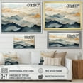 thumbnail image 4 of Designart "Peaks Of Majestic Mountains" Landscape Mountains Floater Framed Wall Art Prints, 4 of 5