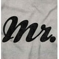 thumbnail image 2 of Mr Husband To Be Newlywed Groom Men's Crewneck Sweatshirt Brisco Brands M, 2 of 6