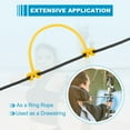 thumbnail image 4 of Uxcell Archery D Loop Rope String Nocking Loop Rope Serving Thread Release Material for Compound Yellow, 4 of 7